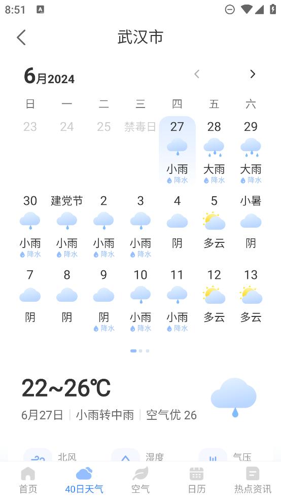今日天气app最新版