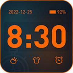 全屏桌面时钟app