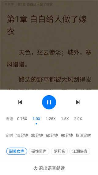 番薯免费小说怎么听书？5