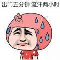  出门五分钟流汗两小时表情包