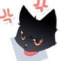 路灯黑猫垃圾桶GIF
