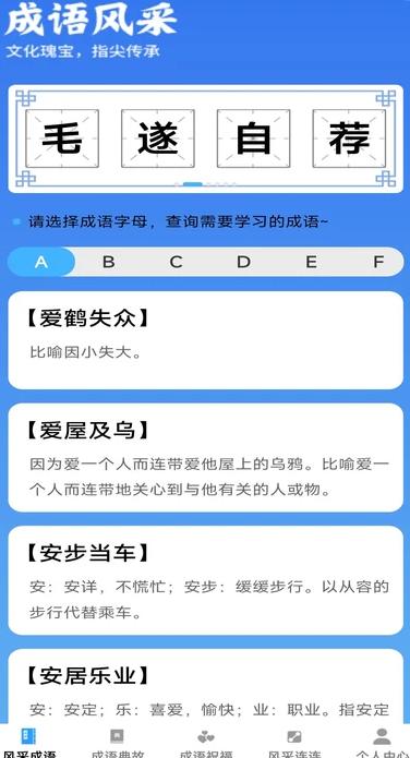 风采成语
